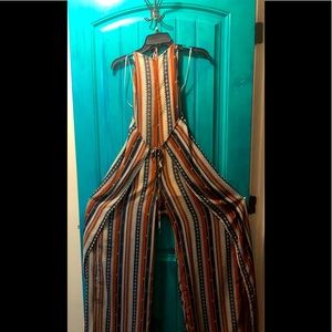 NWT Lúxxel Halter Jumpsuit M